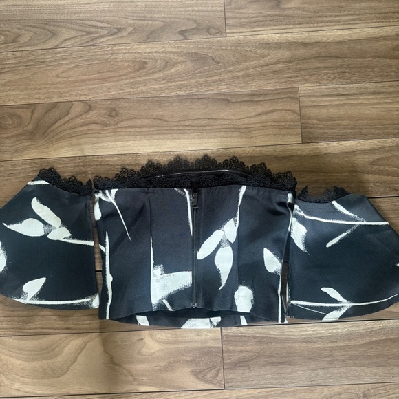 Anthropologie | Sachin + Babi Off-Shoulder Crop Top | Size 4 | - Picture 3 of 7